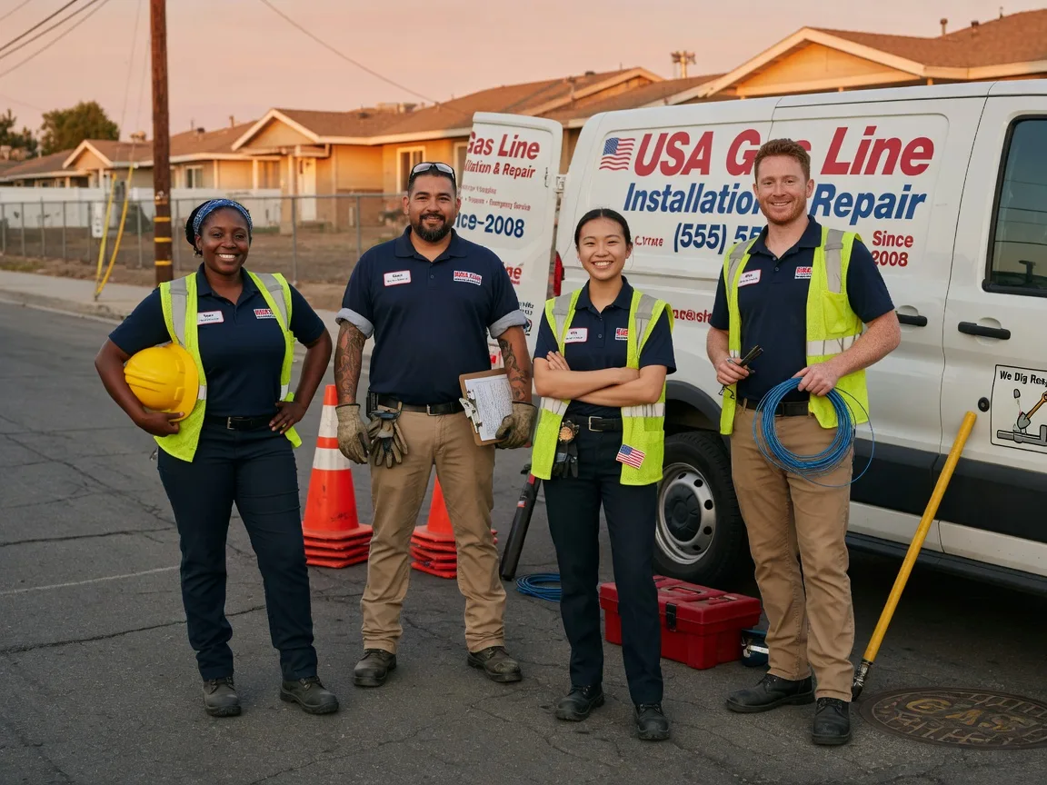 Gas Line Installation company in Valhermoso Springs, AL